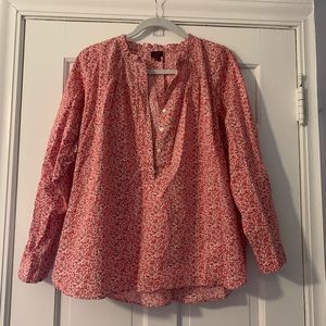 J.Crew Popover Top Size 18